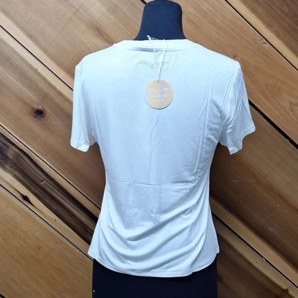 Laila Ali | Women's Empowerment Top Tee - Boxer Power Stance XS (NWT) - Picture 3 of 6